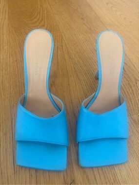 Bottega Veneta Women’s Blue High Heel Sandal